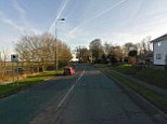 Scene: The head-on collision between the family's car and the light goods vehicle occurred at 12.30pm today on Barton Street, Grimsby