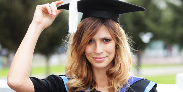 Grace Barcelos Owen has graduated with a post-graduate diploma in counselling psychology. Photo / Doug Sherring